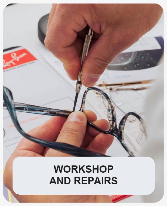 Optical workshop and glasses repairs at Isolani